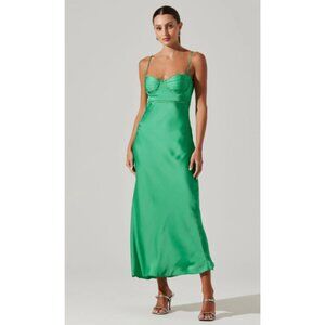 Florianne Satin Maxi Dress